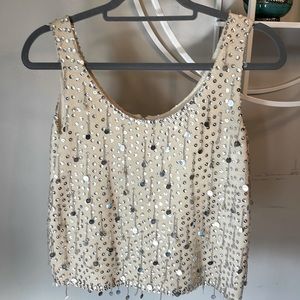 Vintage Sequin Spangled Holiday Sweater